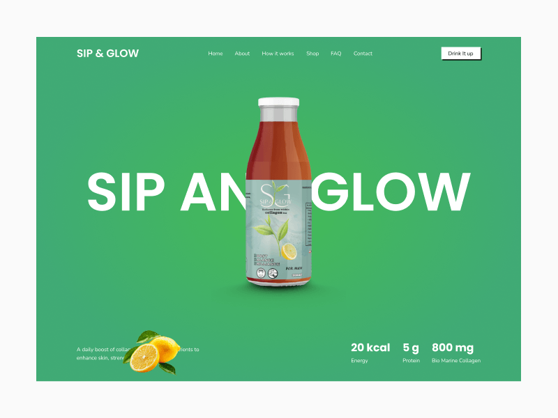 sip-an-glow-web-design